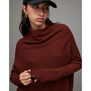AllSaints | Cowl Turtleneck Sweater | Medium